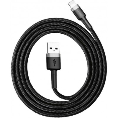Baseus Braided USB to Lightning Cable Black 1m (CALKLF-BG1)